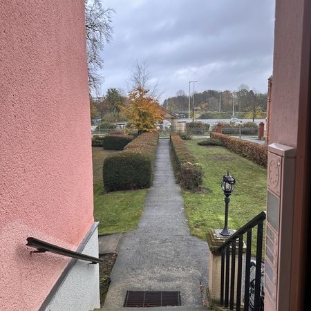 Ausblick aus Haustür